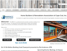 Tablet Screenshot of capecodbuilders.org